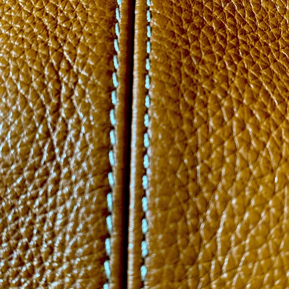 Leather cognac Brown Leather Bag medium size